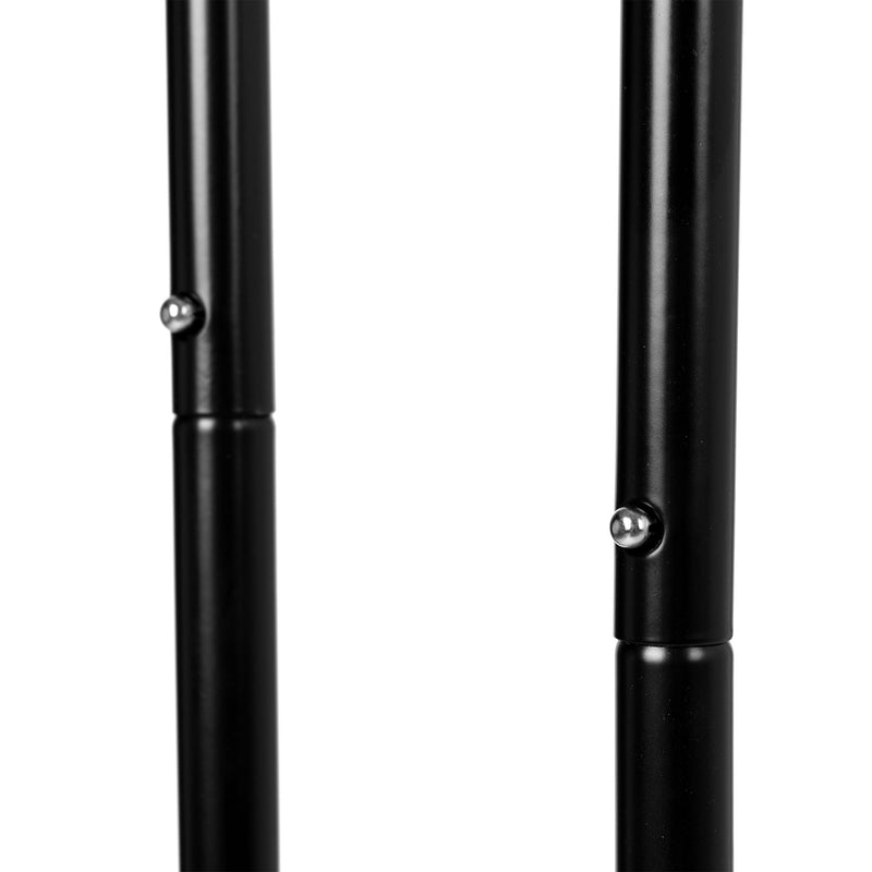 Rato tartó akasztó törölközőhöz, fekete 81 x 66 x 19 cm