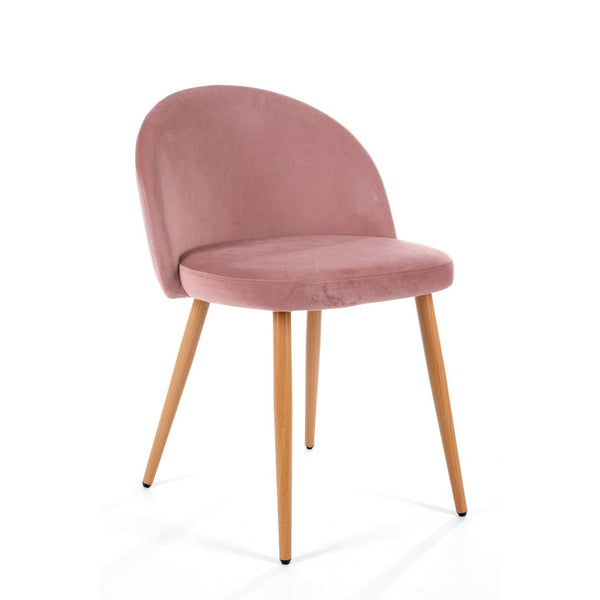 Kárpitozott szék 53 x 43 x 76 cm rózsaszín