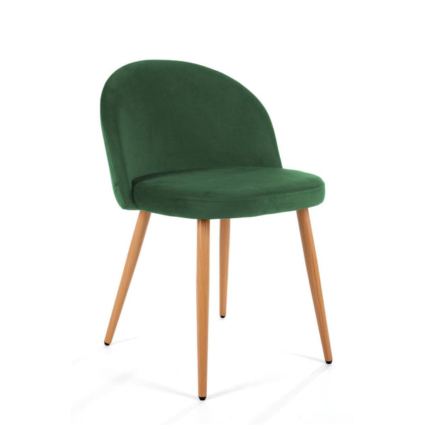 Kárpitozott szék 53 x 43 x 76 cm zöld