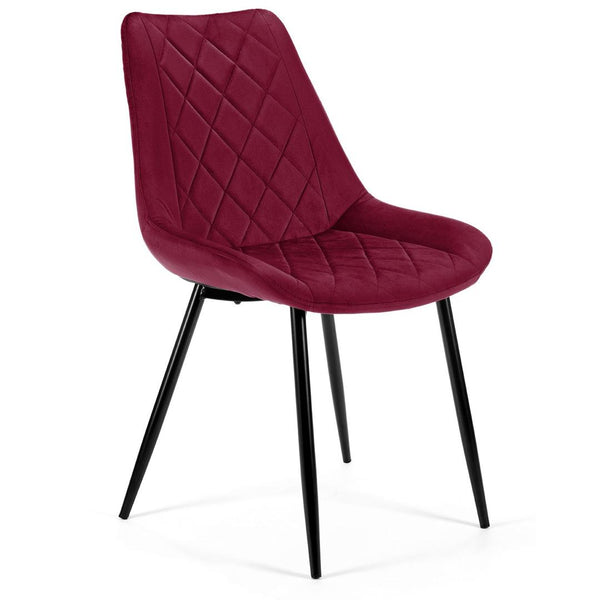 Kárpitozott szék 49 x 42 x 84 cm piros