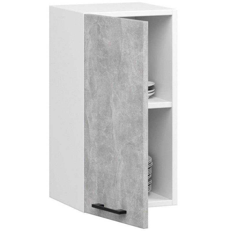 Konyhaszekrény Oliwia w40 h580 fehér beton