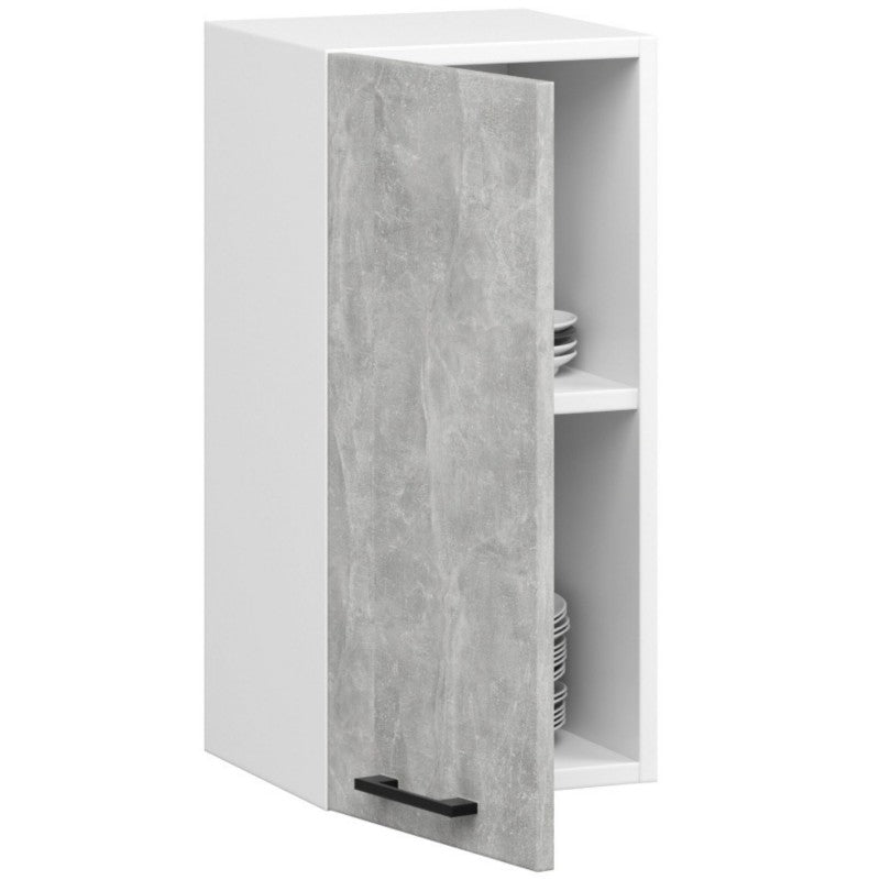 Konyhaszekrény Oliwia w30 h580 fehér beton