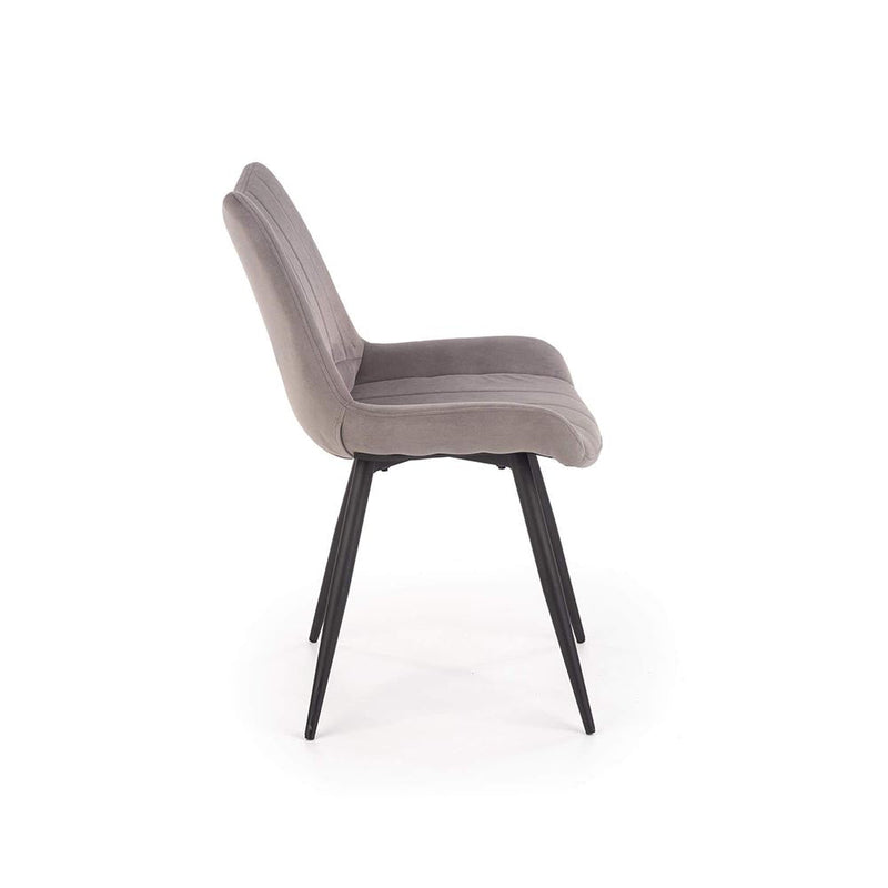Kárpitozott szék k-388 szürke - fekete 53 x 61 x 87 x 49cm