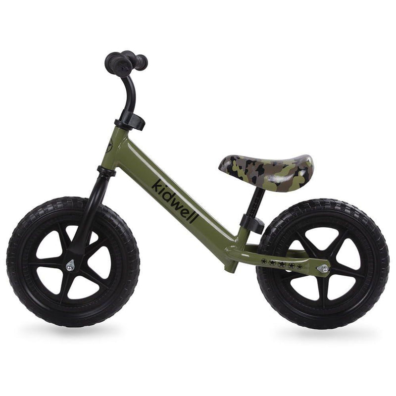 Kidwell rebel pedál nélküli bicikli - futóbicikli gyerekeknek khaki