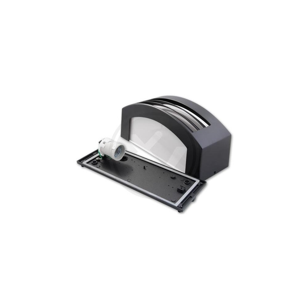 Homlokzati világítótest corso e27 40w fekete