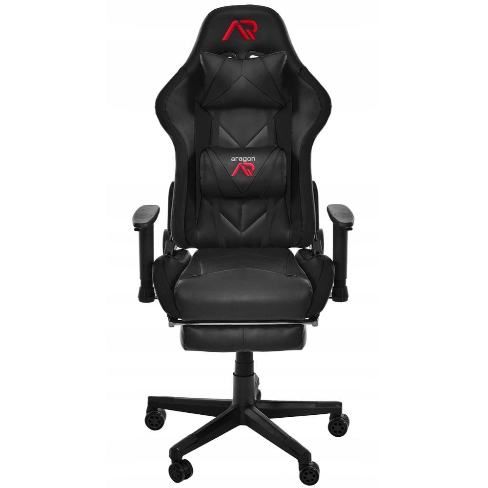 Gamer szék egérpaddal aragon fekete