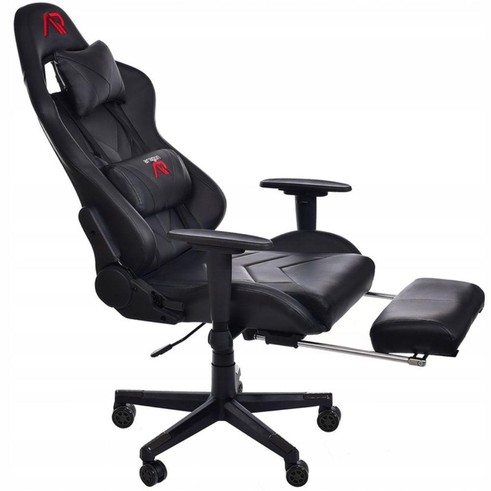 Gamer szék egérpaddal aragon fekete