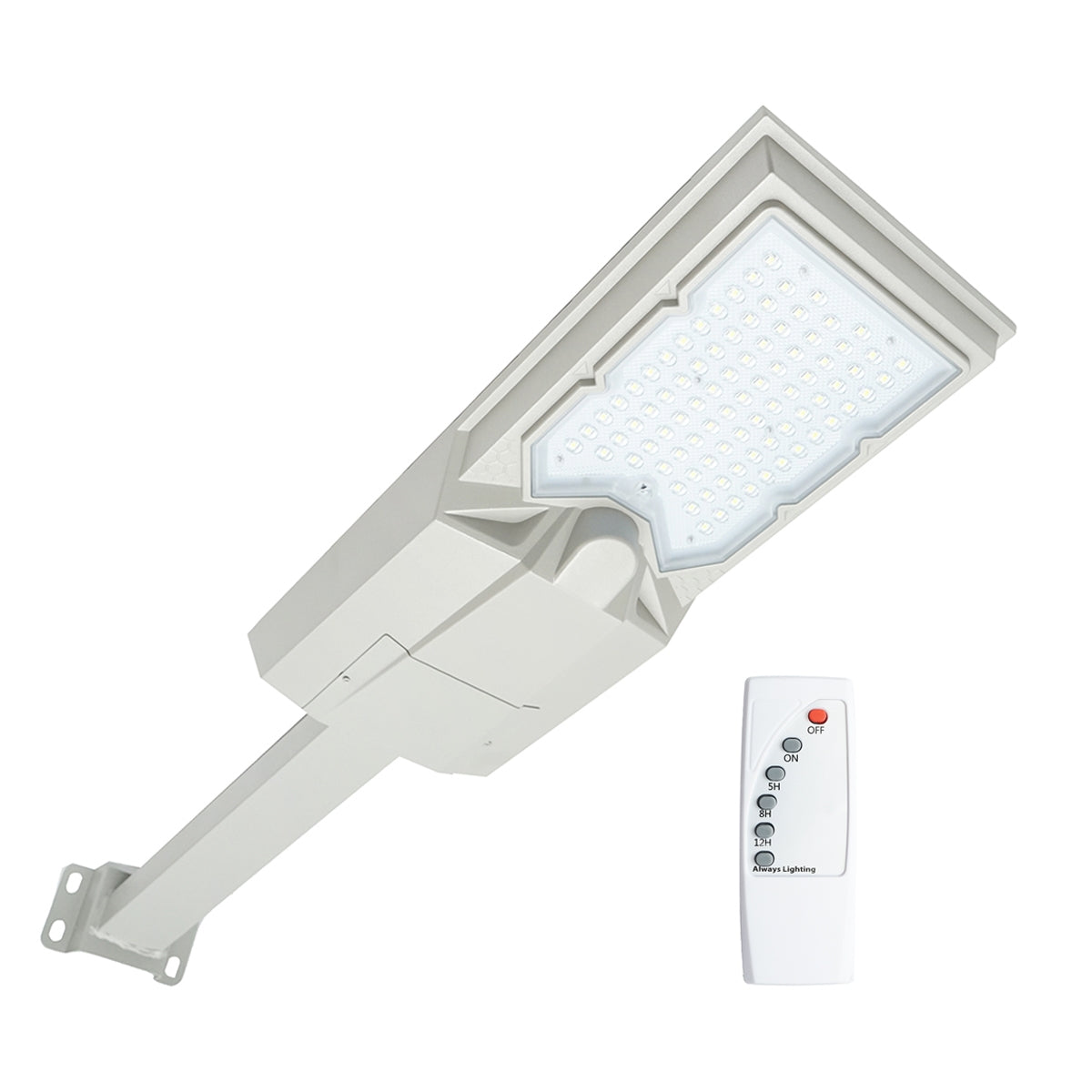 Napelemes LED utcai lámpa 300W, 6500K, IP65, távirányítóval Breckner Germany