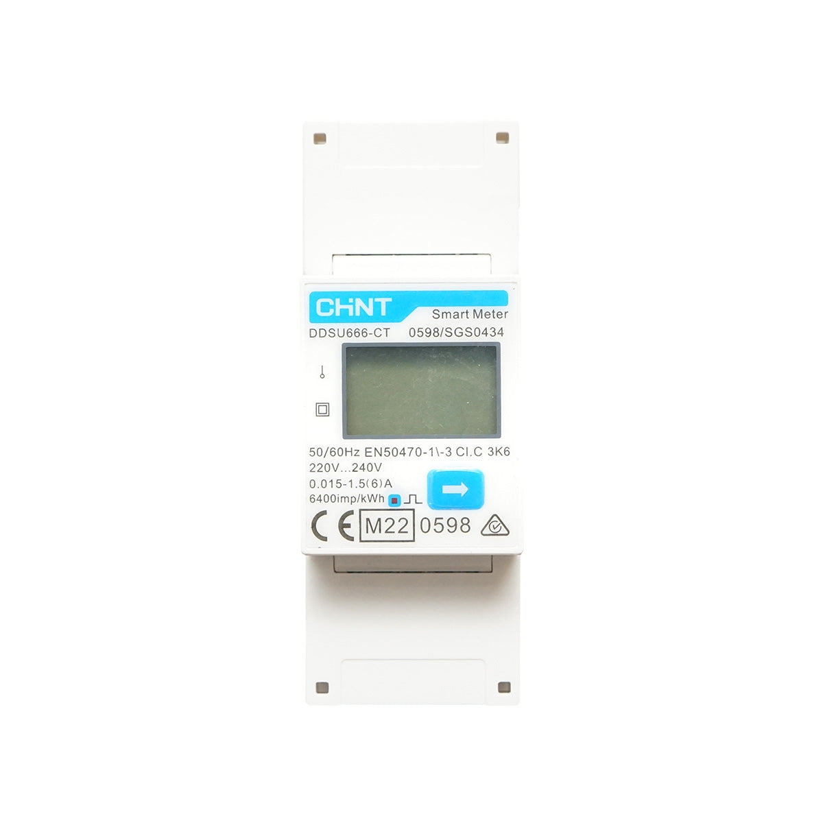 Smart Meter 220V DDSU666-CT áramváltóval Split Core 200A/5A Chint egyfázisú inverterhez Solax