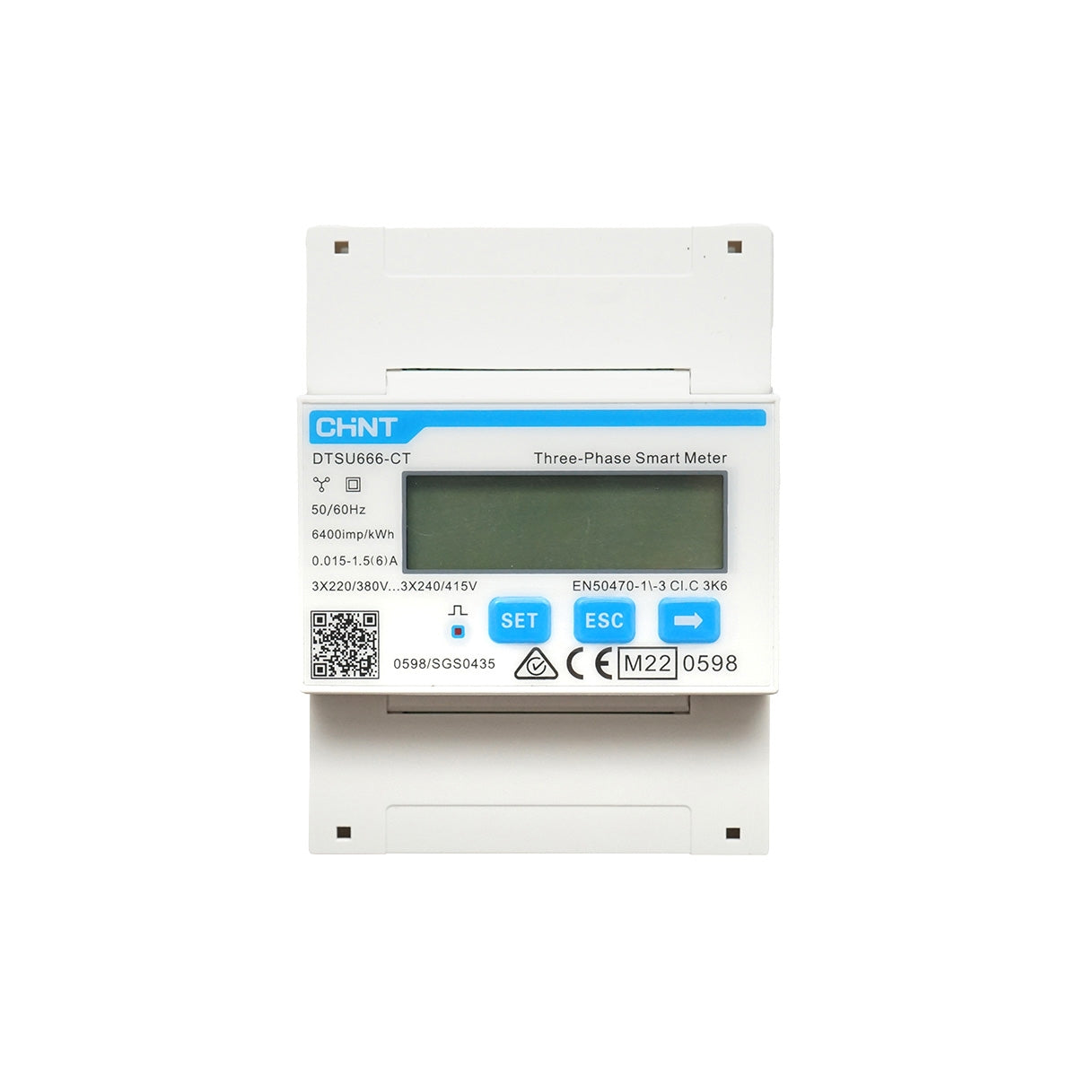 Smart Meter Solax DTSU666-CT áramátalakítóval Split Core 3x200A/5A Chintc háromfázisú inverterhez