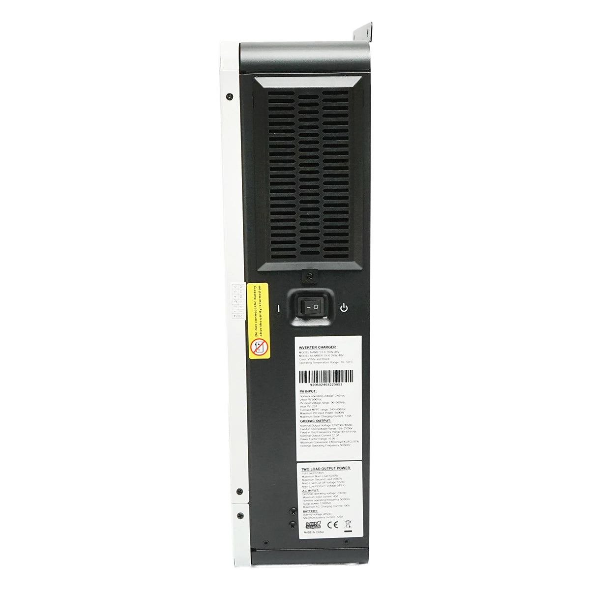 Inverter napelemes hibrid 6.2KW 48V, 120A, MPPT, monofazikus, OFF-GRID, SY-6.2K-48V Breckner Germany