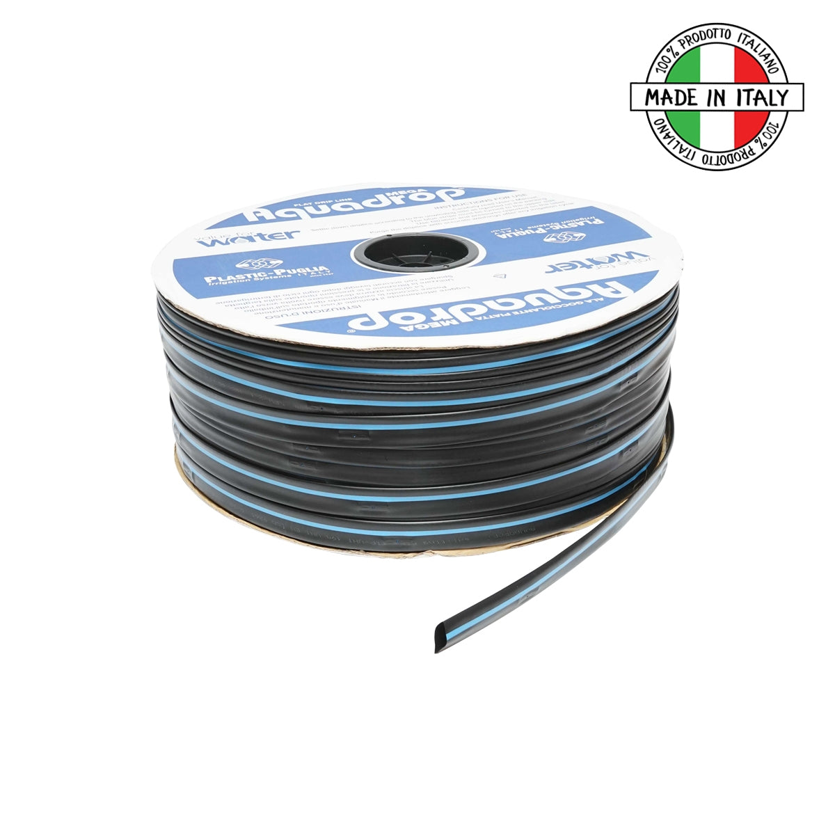 Csepegtető szalag tekercs 1800M 2.1L/h, D22mm. 30cm AquaDrop Plastic-Puglia