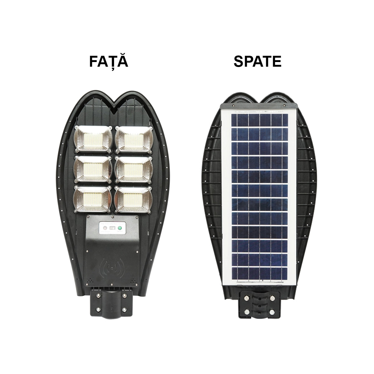 Napelemes LED utcai lámpa 300W napelemmel és mozgásérzékelővel, oszlopra szerelhető Breckner Germany