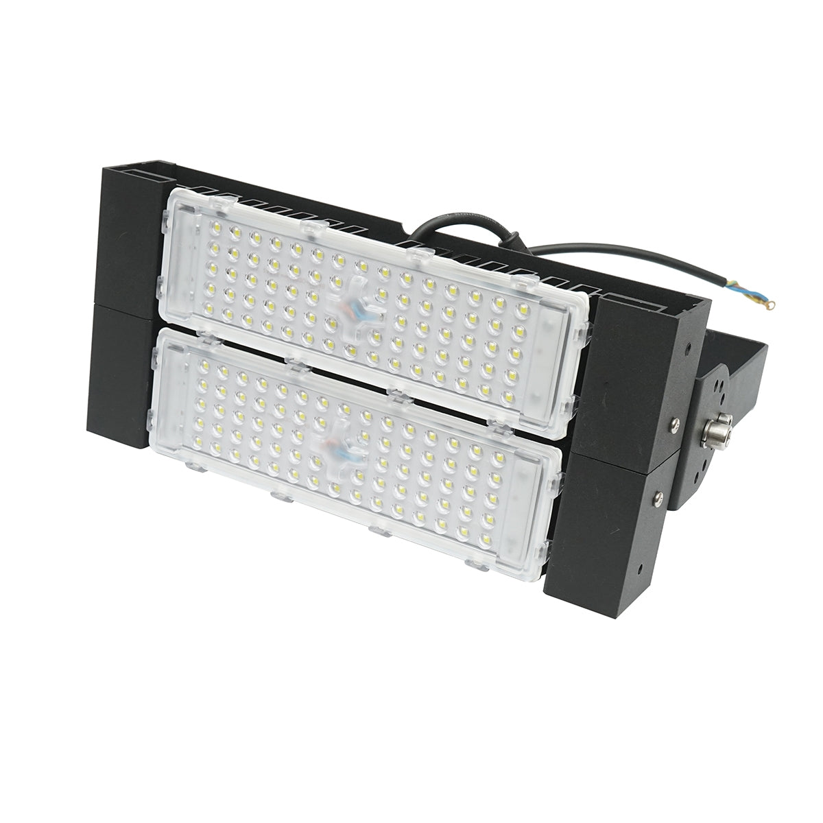 LED reflektor 100W, 220V, 6500K, IP67 fekete 410x380x155mm Breckner Germany