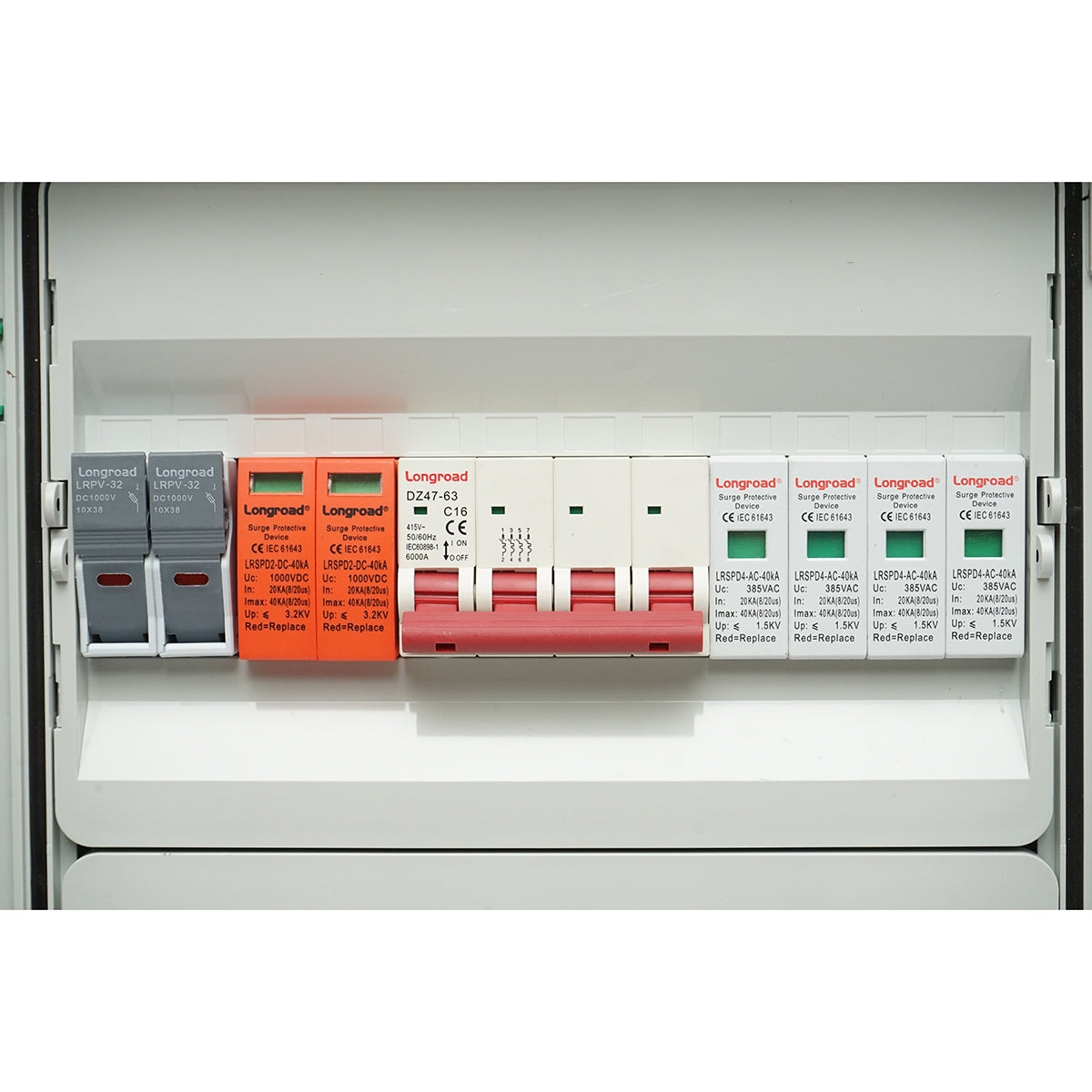 Biztosítékkal felszerelt DC/AC panel 380V 5-10KW rendszerhez ON/OFF inverterekkel Grid termelő-fogyasztóknak Breckner Germany