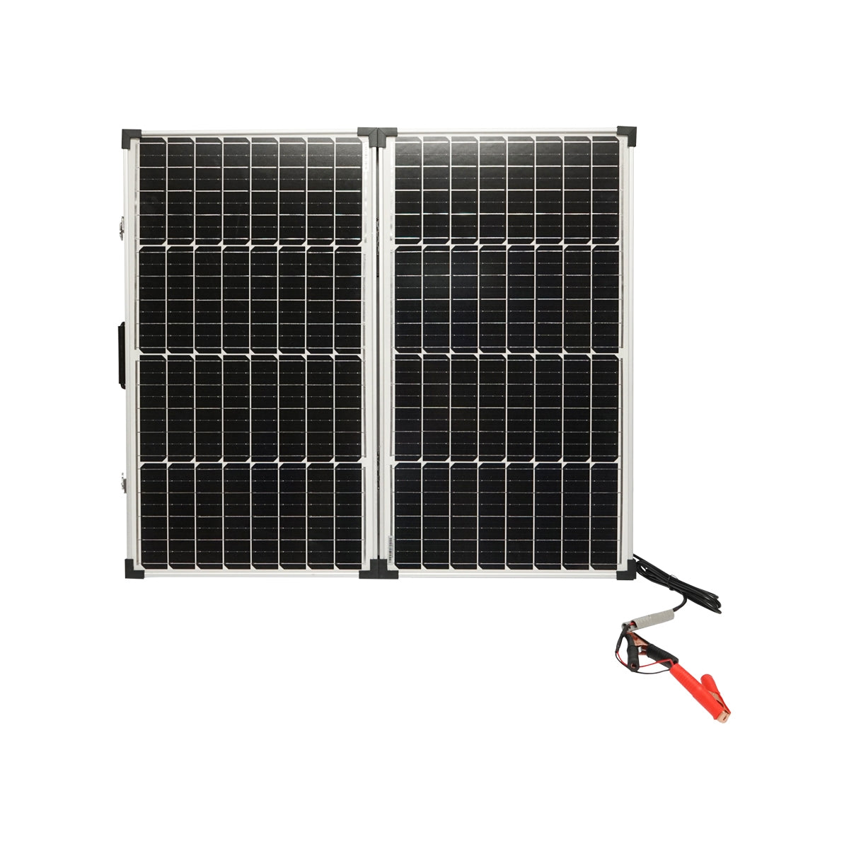 Napelem 120W fotovoltaikus monokristályos bőrönd típus feszültségszabályozóval 12/24V 20Ah 2 USB Breckner Germany