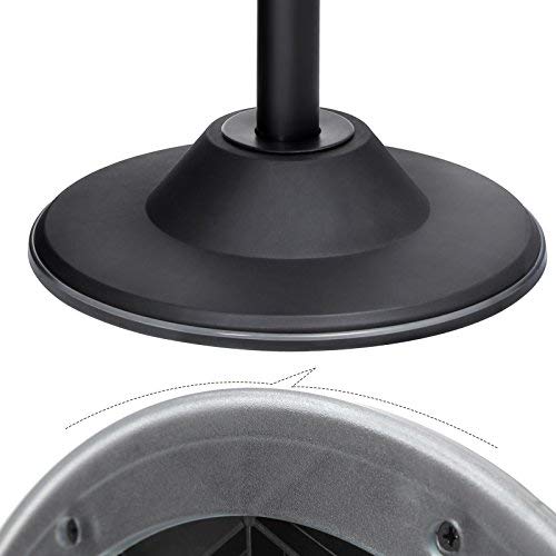 SONGMICS Aktív Ülő Kiegyensúlyozó Szék, Magasságállítható Munka Hokedli, 360° Forgatható Bárszék, Ülésmagasság 50-70 cm, Tapadókorongos Aljzattal, Fekete