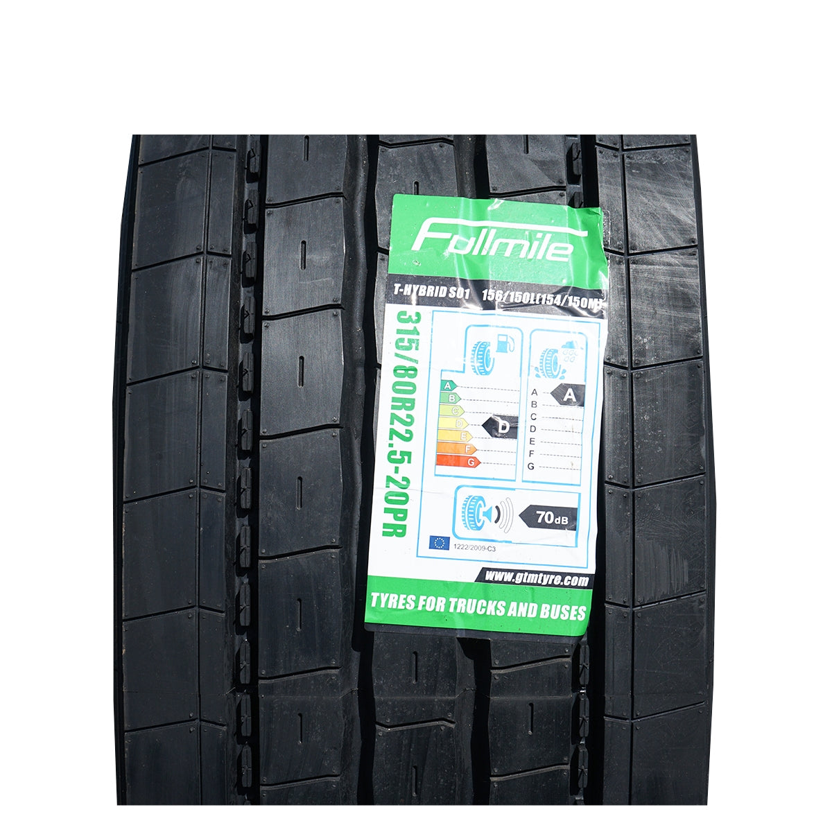 Meghajtó gumiabroncs 315/80R22.5 REGIO S01 366 / HD757 / HD767 Fullmile