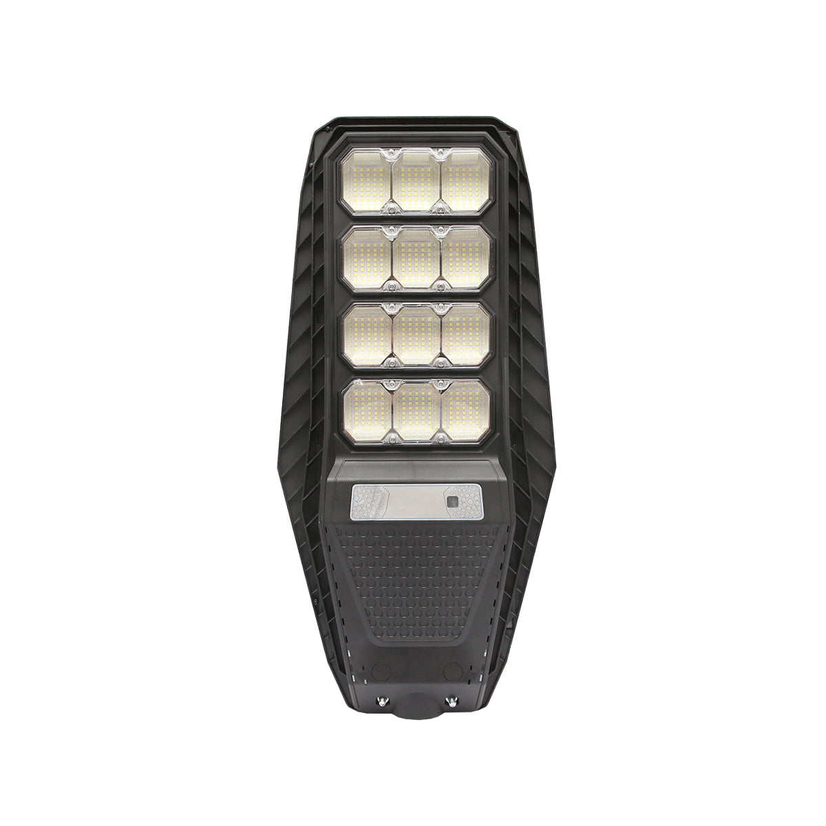 Napelemes LED-es utcai lámpa 200W, 6500K, IP65, napelemmel, mozgásérzékelővel, oszlopra szerelhető Breckner Germany