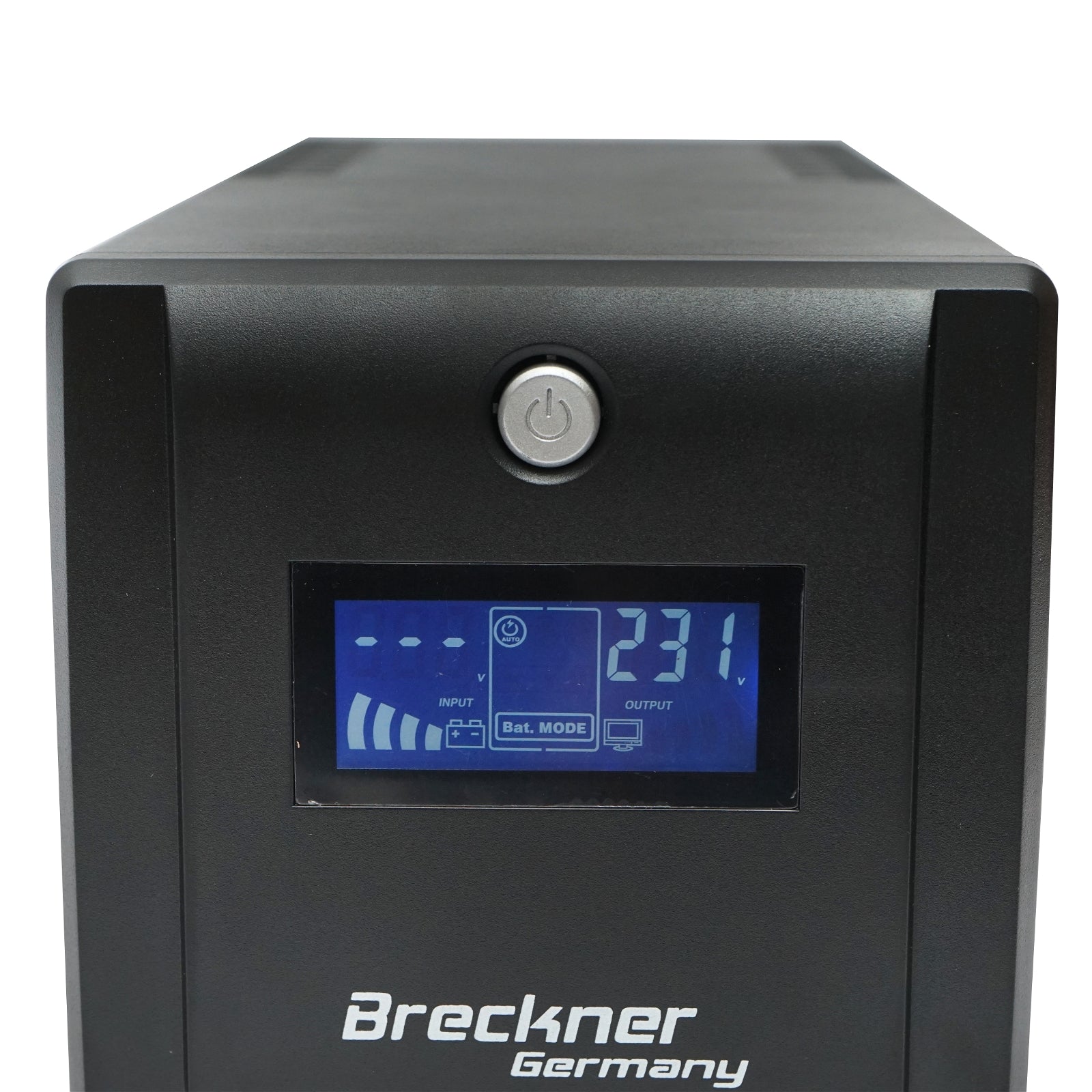 UPS 1000VA/600W 2x7Ah akkumulátorokkal és 4 shuko aljzattal, LCD, USB, AVR Breckner Germany