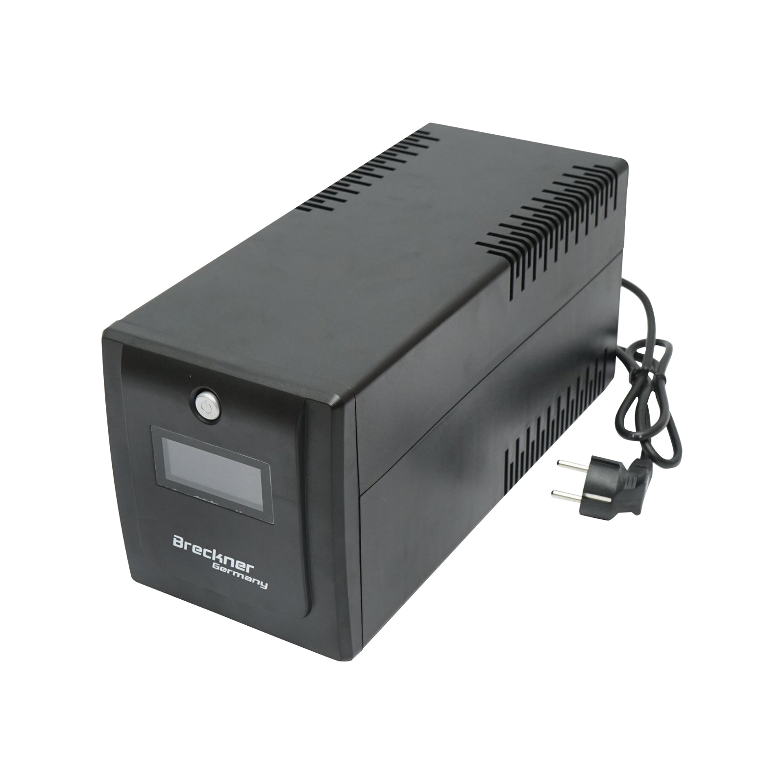 UPS 1000VA/600W 2x7.5Ah akkumulátorokkal és 4 shuko aljzattal, LCD, USB Breckner Germany