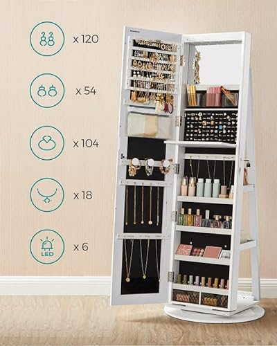 SONGMICS Jewellery Cabinet