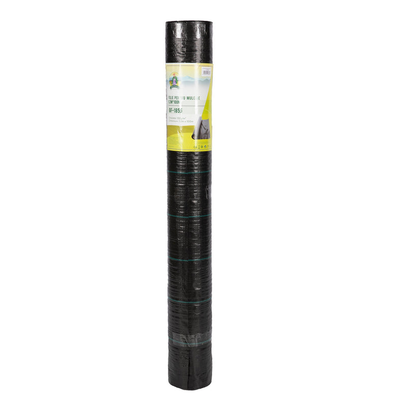 Fólia mulcsozáshoz, 1,2m x 100m méretű, 100 g/m2