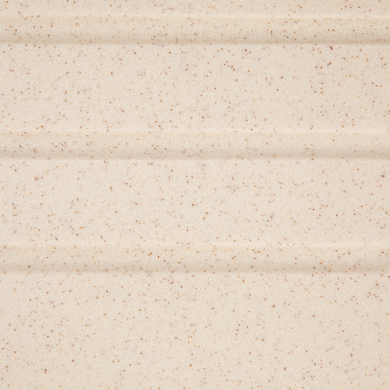 Konyhai mosogató téglalap alakú Ecostone csepegtetős, 750x495mm méretű, kompozit anyagból, bézs színű