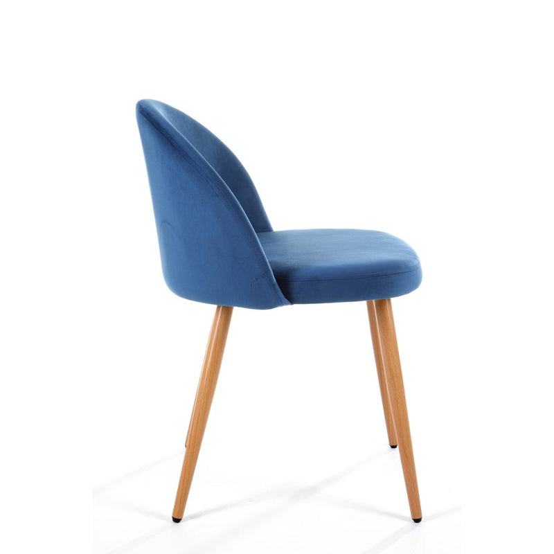 Kárpitozott szék 53 x 43 x 76 cm kék
