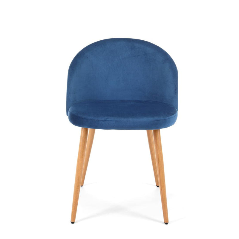 Kárpitozott szék 53 x 43 x 76 cm kék