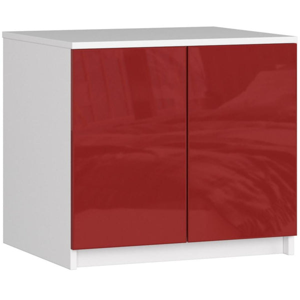 Ruhás szekrény bővítés 2 ajtóval 60 x 55 x 51 cm fehér piros