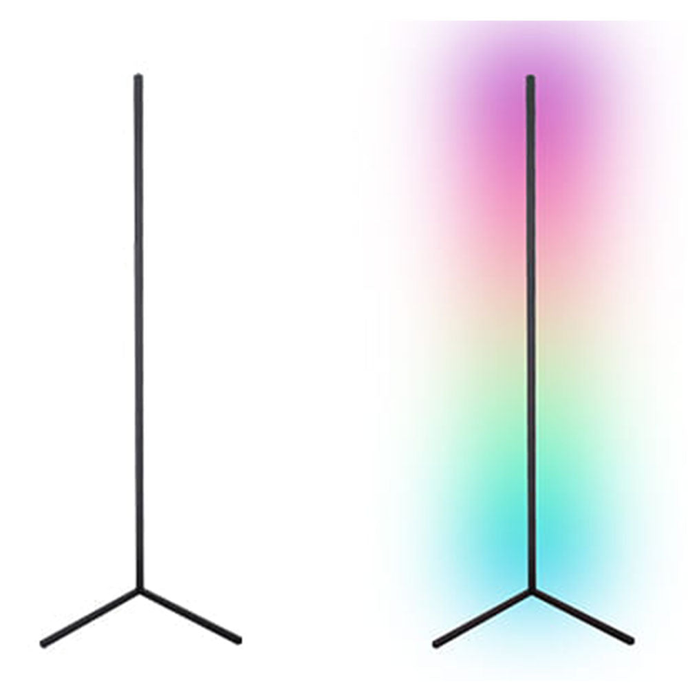 Álló RGB LED lámpa 20W 140 cm fekete