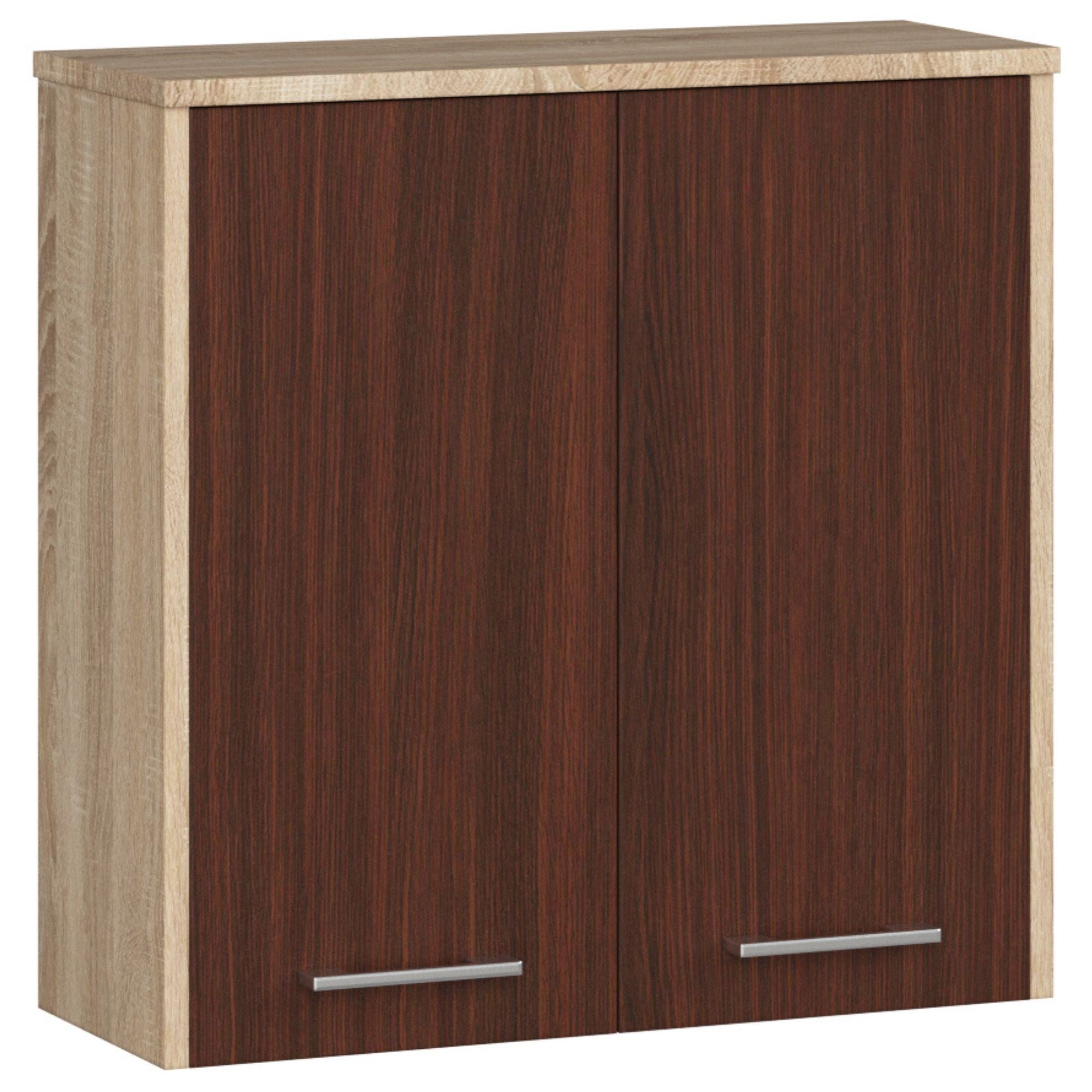 Fürdőszoba fali szekrény Fin 2d 60 cm sonoma tölgy wenge