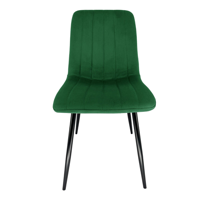 Kárpitozott szék készlet 4 db44 x 39.5 x 83.5 cm zöld