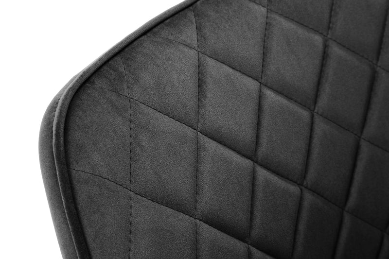 kárpitozott szék készlet 2 db fekete 81 x 41 x 41 cm
