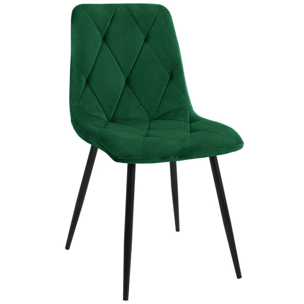 Kárpitozott szék 83,5 x 44 x 39,5 cm zöld