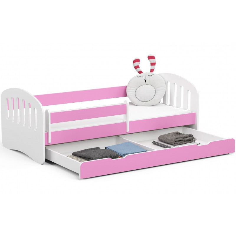 Gyerekágy Play matraccal 180x80 rózsaszín