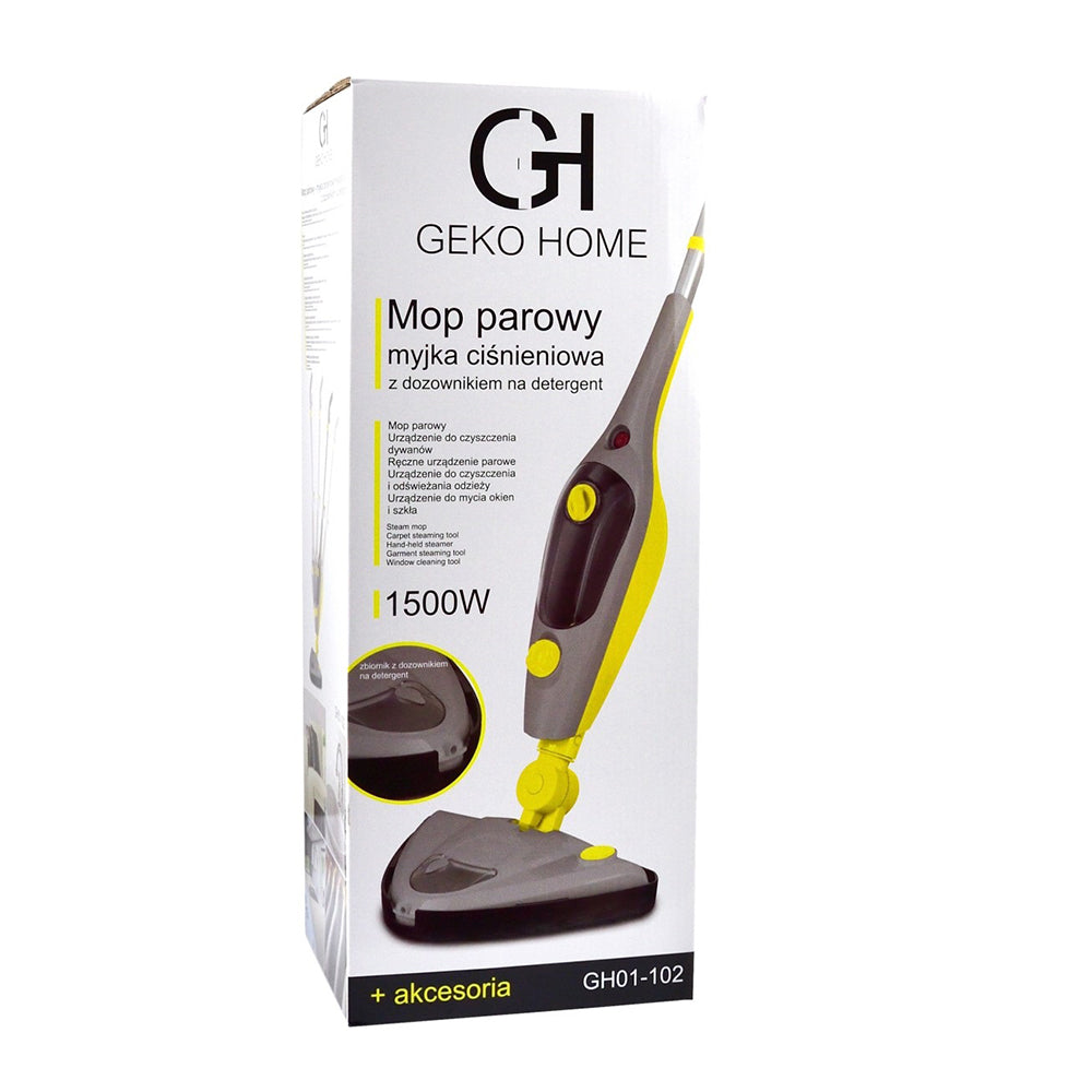 Gőz felmosó mop geko home 350ml 1500w