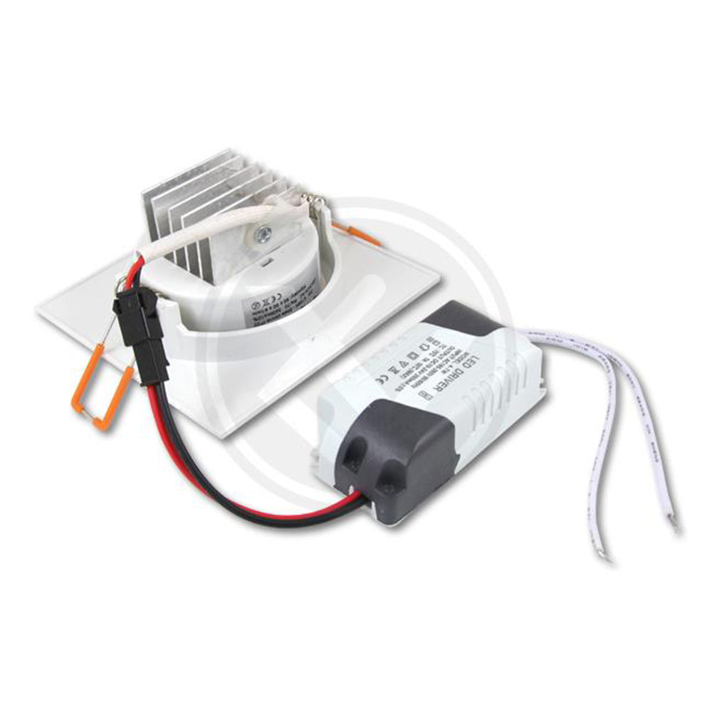Kocka alaku beépíthető led lámpa 5w cob 2700k fehér