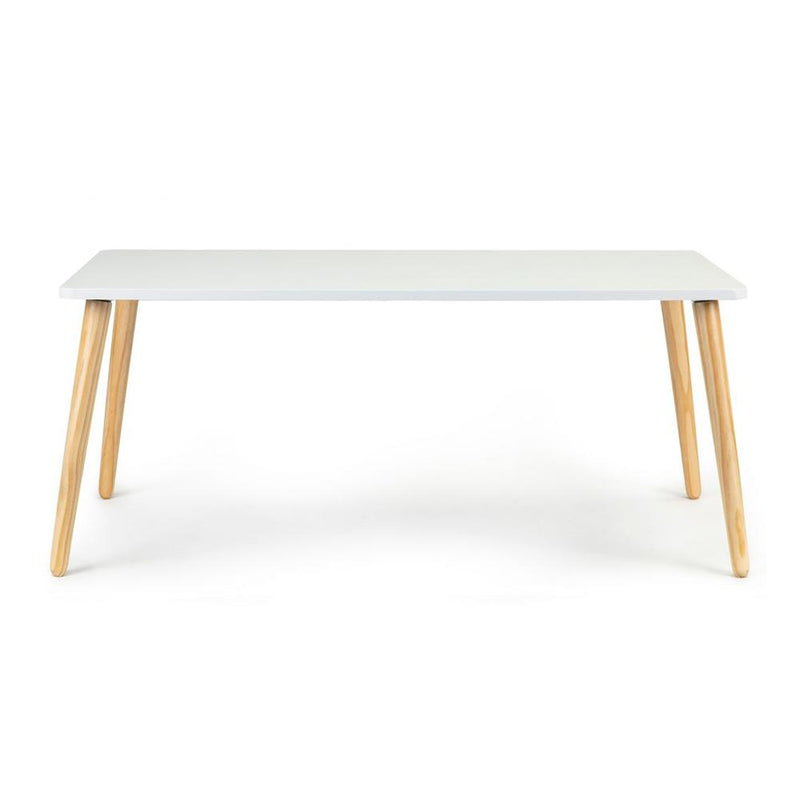 Skandináv kávézóasztal fehér-natur tölgy 103 x 53 x 42 cm