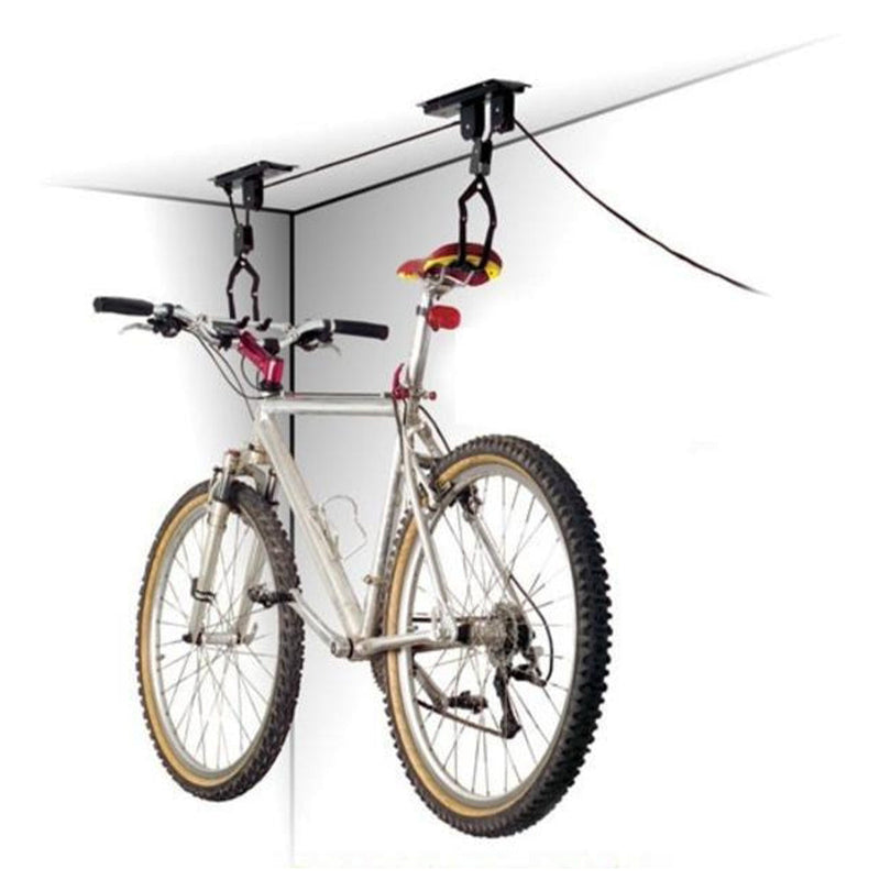 Mennyezetre szerelhető kerékpár tartó állvány csigával