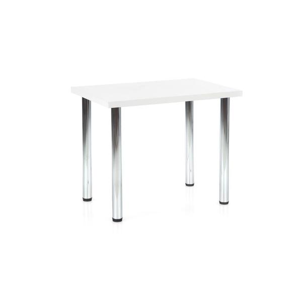 Asztal modex fehér - króm 90 x 60 x 75cm
