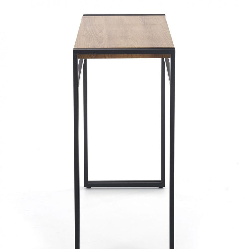 Íróasztal bolivar mdf és fém szerkezet kn-1 arany tölgy - fekete 90 x 35 x 76 cm