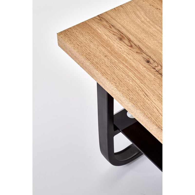Kávézóasztal espinoza tölgy - fekete 110 x 65 x 45 cm