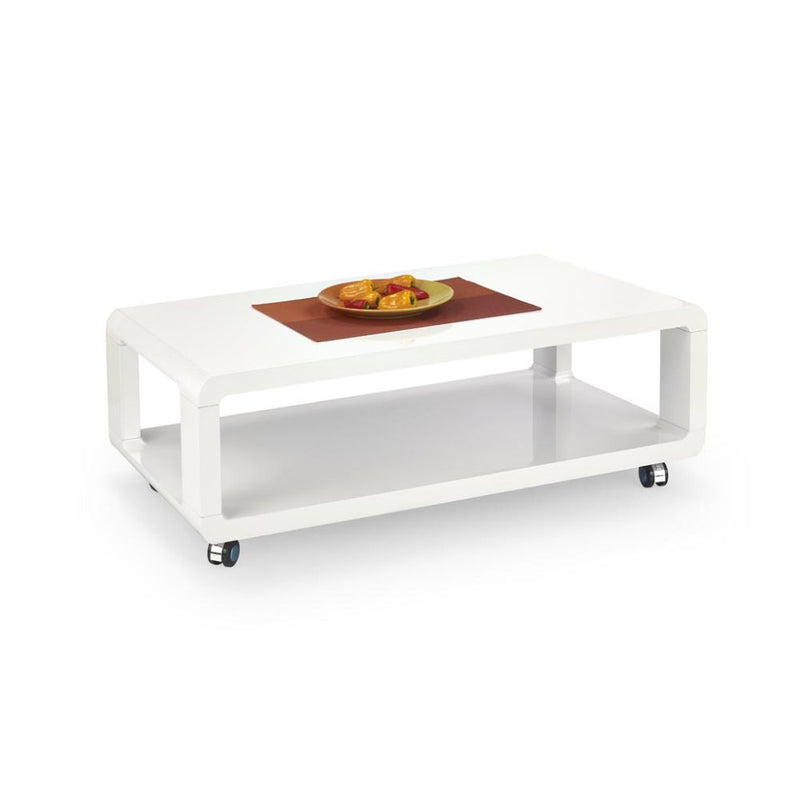 Kávézóasztal futura fehér 105 x 58 x 38 cm