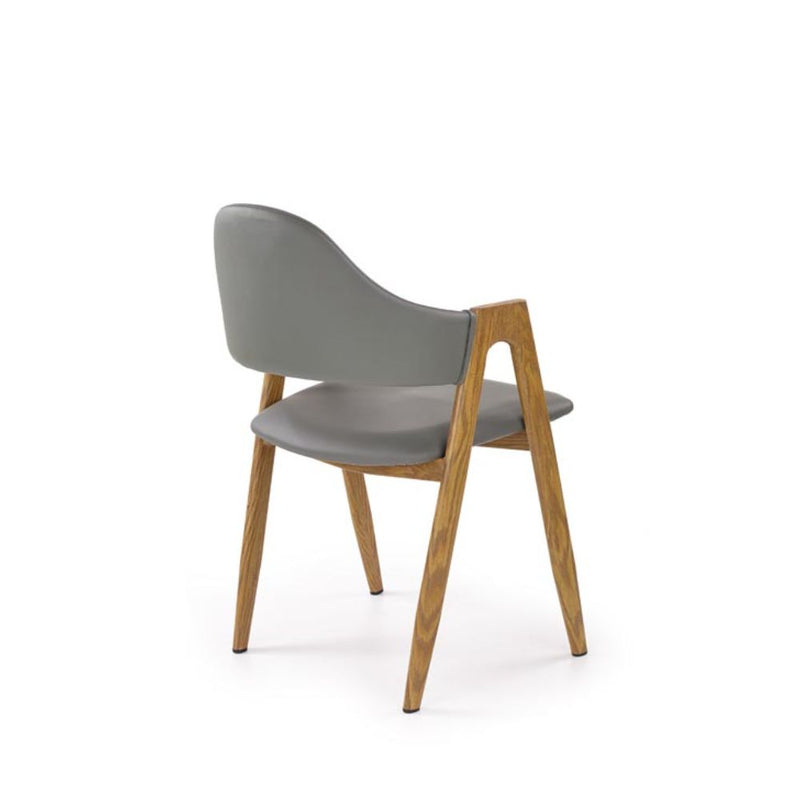 Kárpitozott szék k-247 szürke - natur tölgy 44 x 56 x 87 x 48 cm