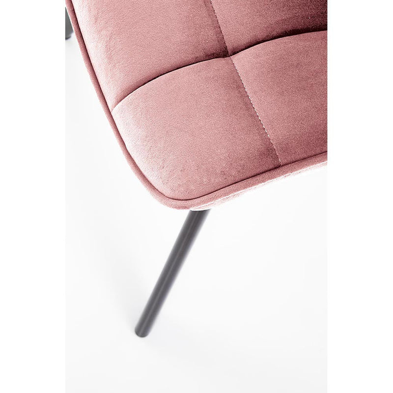 Kárpitozott szék k-332 rózsaszín - fekete 46 x 61 x 84 x 48 cm