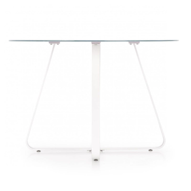 Kerek asztal looper fehér 115 x 76 cm