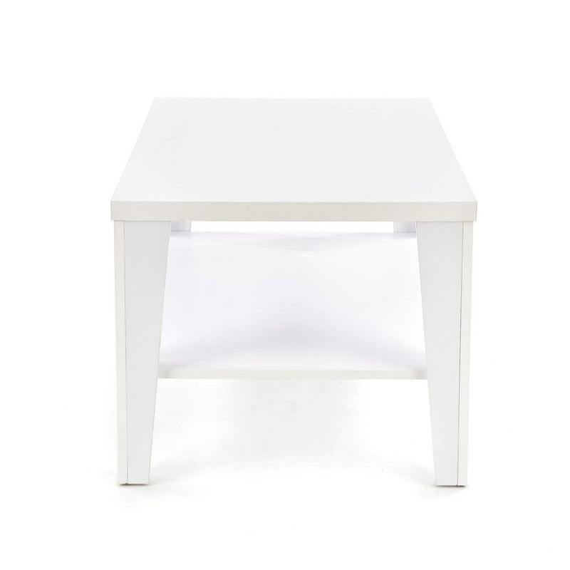 Kávézóasztal manta fehér 110 x 65 x 54 cm