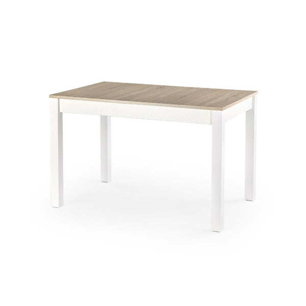 Kihúzható asztal maurycy sonoma tölgy - fehér 118-158 x 75 x 76cm﻿